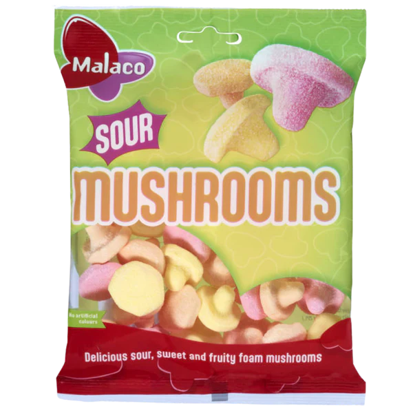 Malaco Sour Skum Svampe